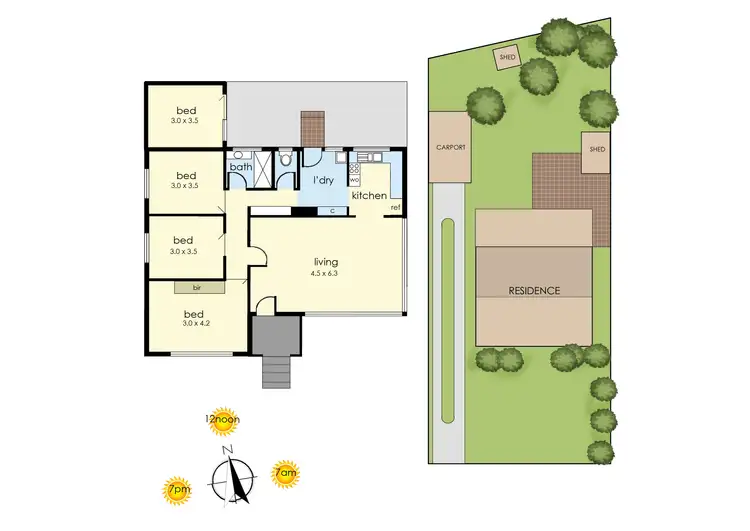 Floorplan of Homely house listing, 37 Coolgardie Street, Frankston North VIC 3200