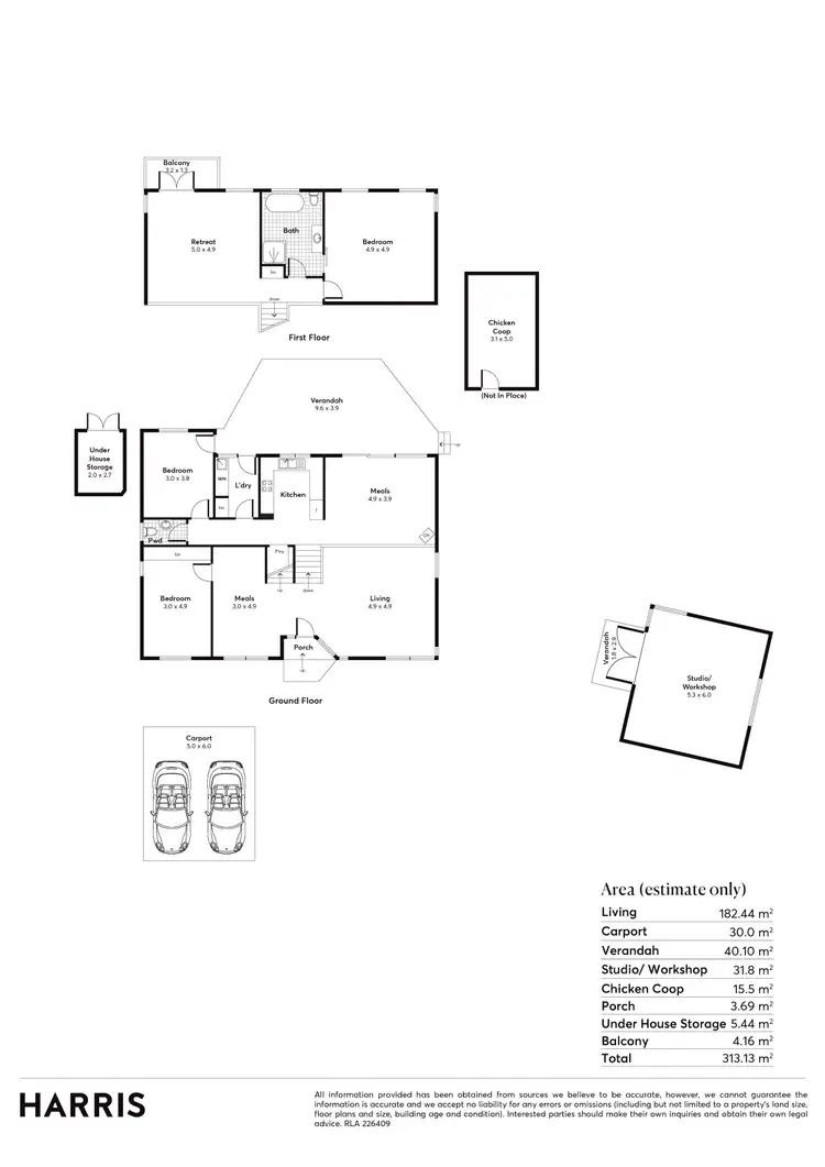 Floorplan of Homely house listing, 24 Princes Avenue, Crafers West SA 5152