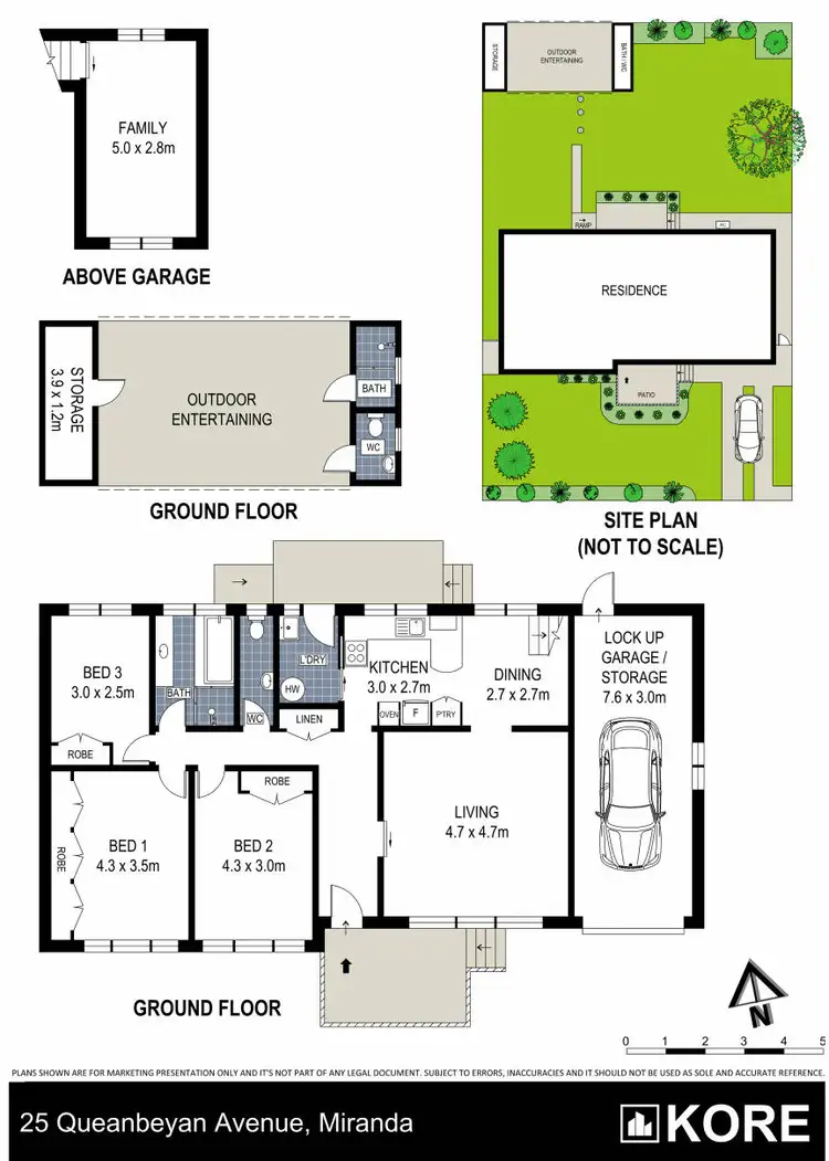 Floorplan of Homely house listing, 25 Queanbeyan Avenue, Miranda NSW 2228