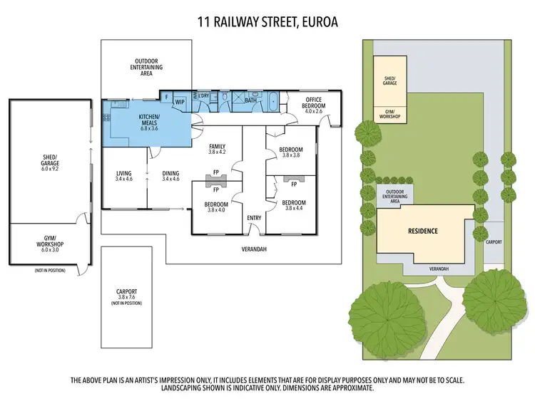 Floorplan of Homely house listing, 11 Railway Street, Euroa VIC 3666