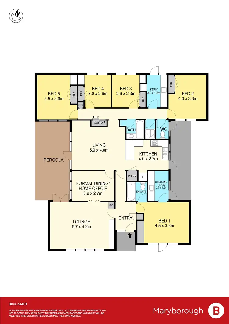 Floorplan of Homely house listing, 18 Douglass Street, Maryborough VIC 3465