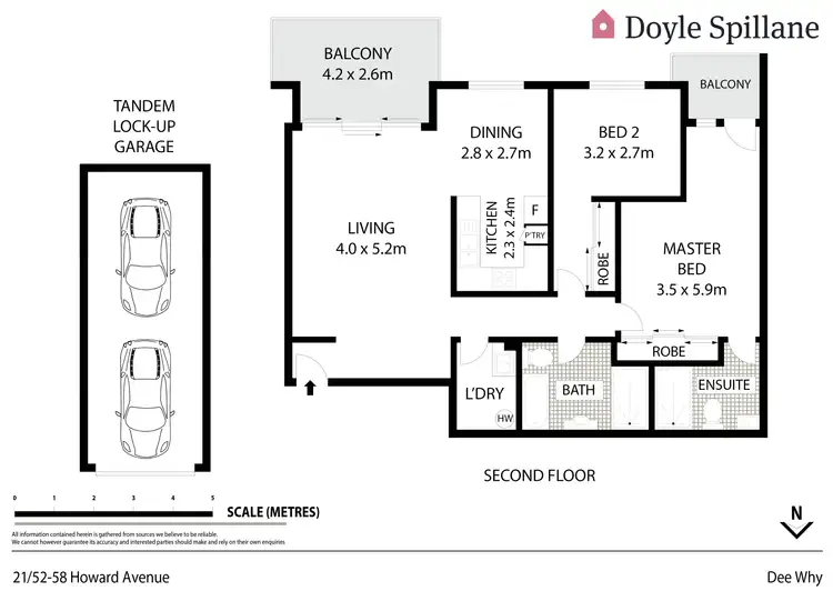 Floorplan of Homely apartment listing, 21/52-58 Howard Avenue, Dee Why NSW 2099