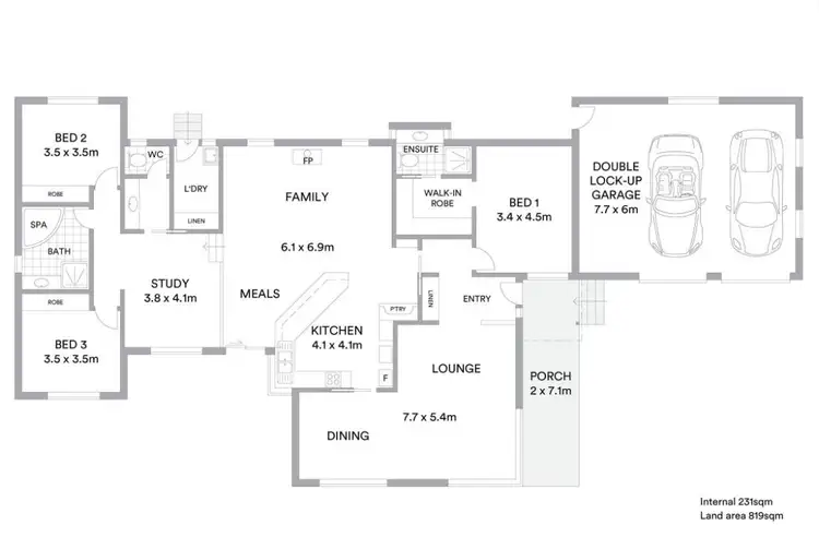Floorplan of Homely house listing, 4 Lee Place, Queanbeyan West NSW 2620