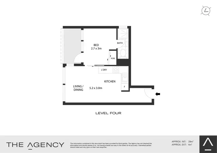 Floorplan of Homely apartment listing, 403/54 High Street, North Sydney NSW 2060