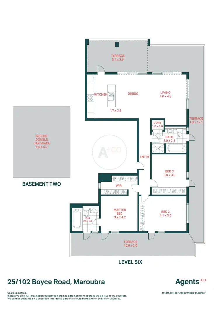 Floorplan of Homely apartment listing, 25/102-106 Boyce Road, Maroubra NSW 2035