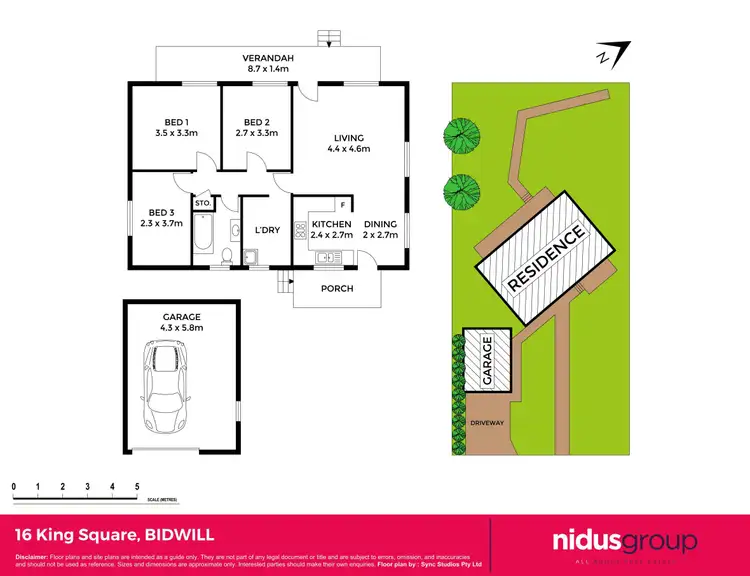 Floorplan of Homely house listing, 16 King Square, Bidwill NSW 2770