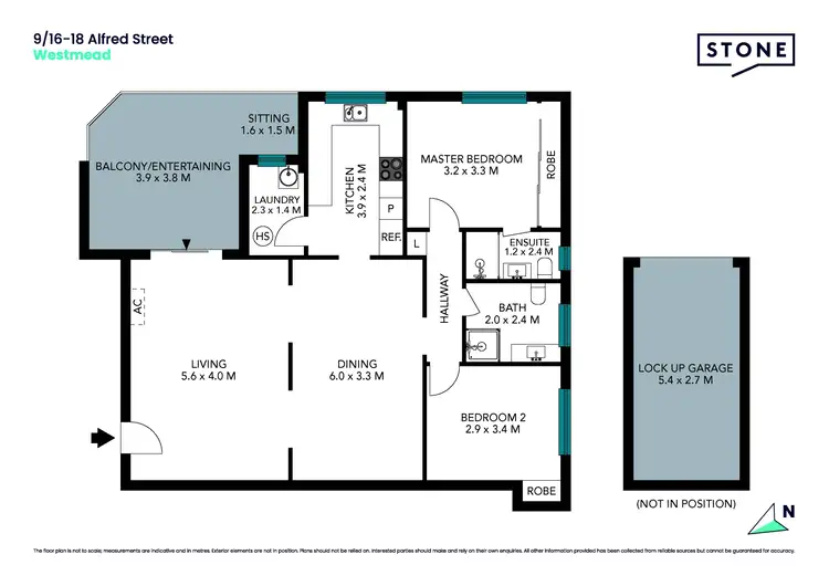 Floorplan of Homely apartment listing, 9/16-18 Alfred Street, Westmead NSW 2145