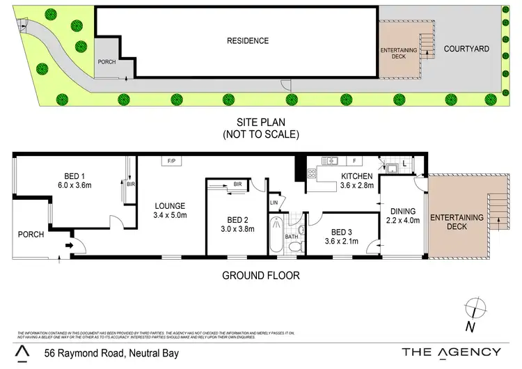 Floorplan of Homely semi-detached listing, 56 Raymond Road, Neutral Bay NSW 2089