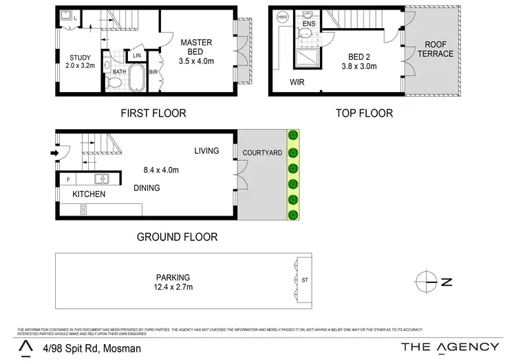 Floorplan of Homely apartment listing, 4/98 Spit Road, Mosman NSW 2088