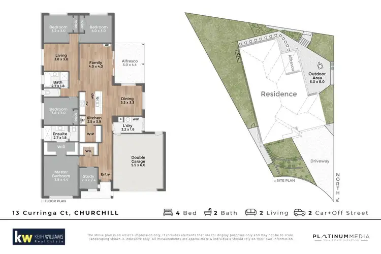 Floorplan of Homely house listing, 13 Curringa Court, Churchill VIC 3842