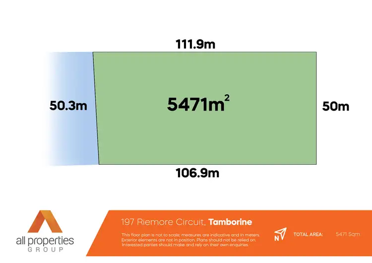 Floorplan of Homely land listing, 197 Riemore Circuit, Tamborine QLD 4270