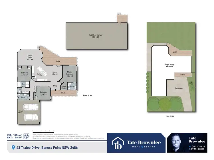 Floorplan of Homely house listing, 43 Tralee Drive, Banora Point NSW 2486