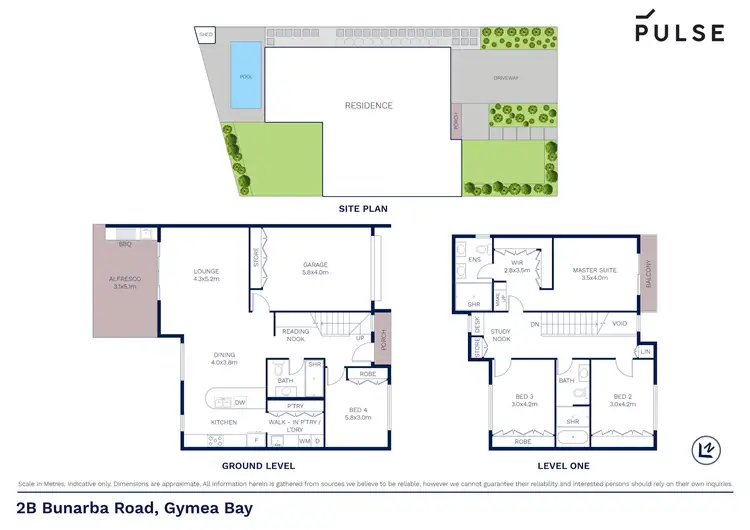 Floorplan of Homely semi-detached listing, 2b Bunarba Road, Gymea Bay NSW 2227