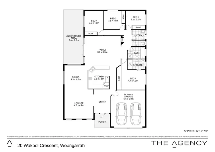 Floorplan of Homely house listing, 20 Wakool Crescent, Woongarrah NSW 2259