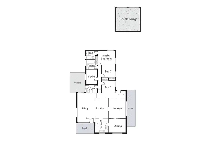 Floorplan of Homely house listing, 28 Colebatch Place, Curtin ACT 2605