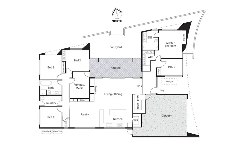 Floorplan of Homely house listing, 9 McPhee Place, Curtin ACT 2605
