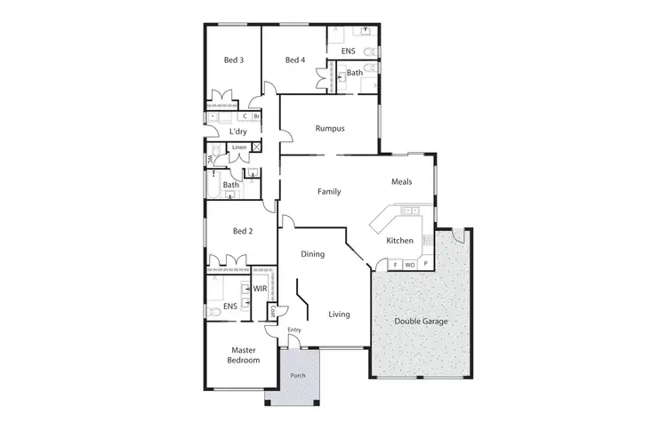 Floorplan of Homely house listing, 5 Olympus Way, Lyons ACT 2606