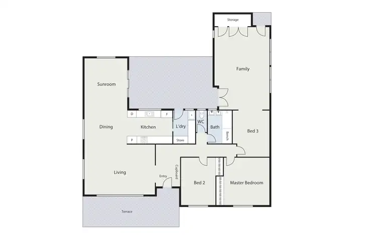 Floorplan of Homely house listing, 4 Spence Place, Hughes ACT 2605