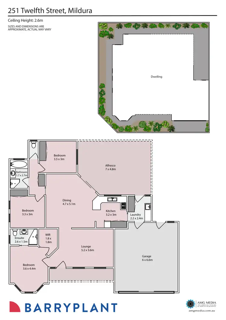 Floorplan of Homely townhouse listing, 251 Twelfth Street, Mildura VIC 3500