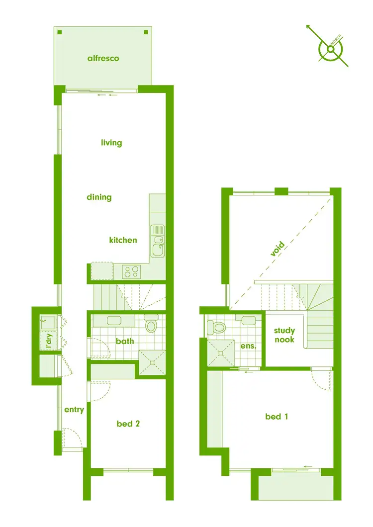 Floorplan of Homely townhouse listing, 269 Gorman Drive, Googong NSW 2620