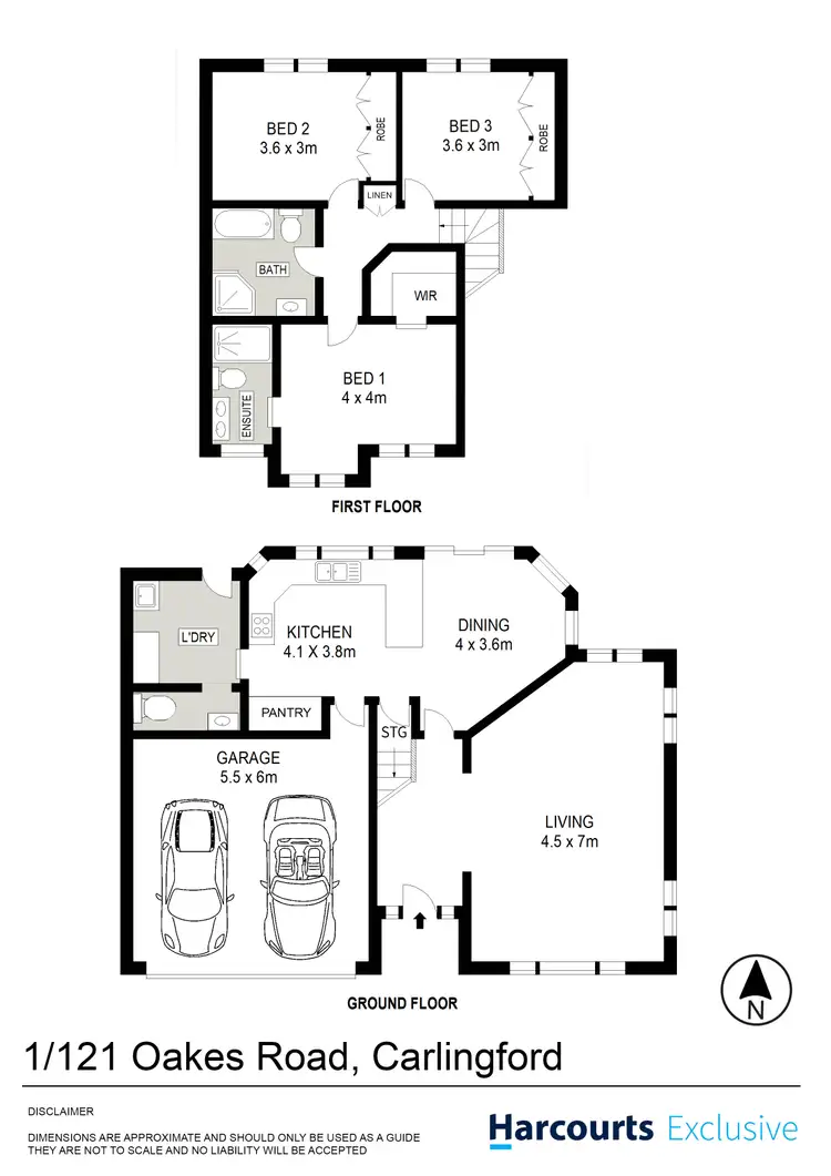 Floorplan of Homely house listing, 1/121 Oakes Road, Carlingford NSW 2118