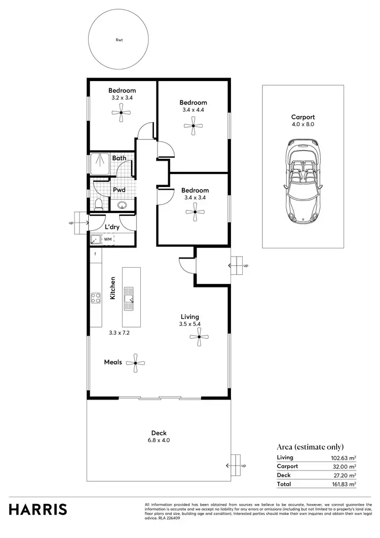 Floorplan of Homely house listing, 4 Annie Watt Street, Stansbury SA 5582