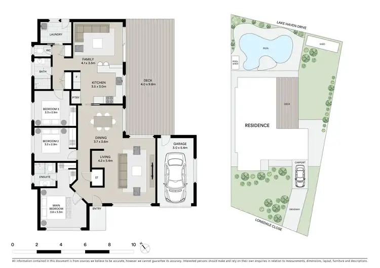 Floorplan of Homely house listing, 10 Lonsdale Close, Lake Haven NSW 2263