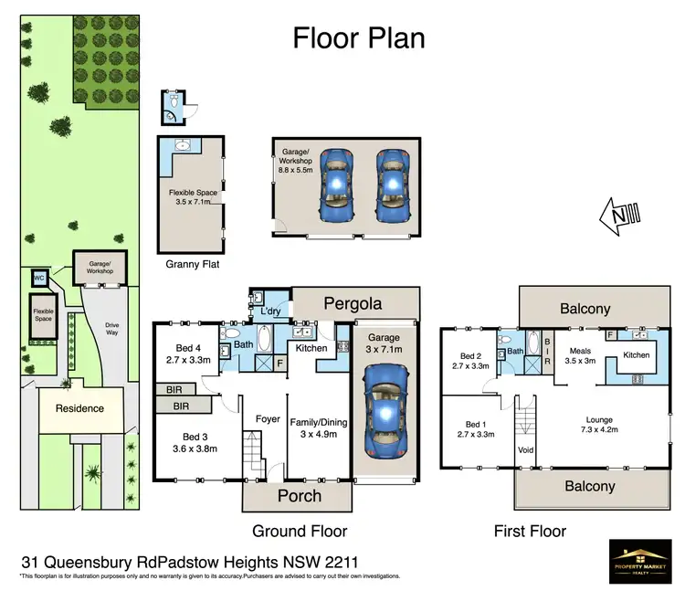 Floorplan of Homely house listing, 31 Queensbury Road, Padstow Heights NSW 2211