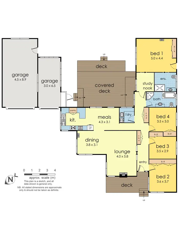 Floorplan of Homely house listing, 8 Rawlings Avenue, Ferntree Gully VIC 3156