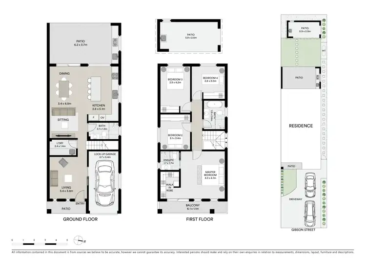 Floorplan of Homely semi-detached listing, 43 Gibson Avenue, Padstow NSW 2211