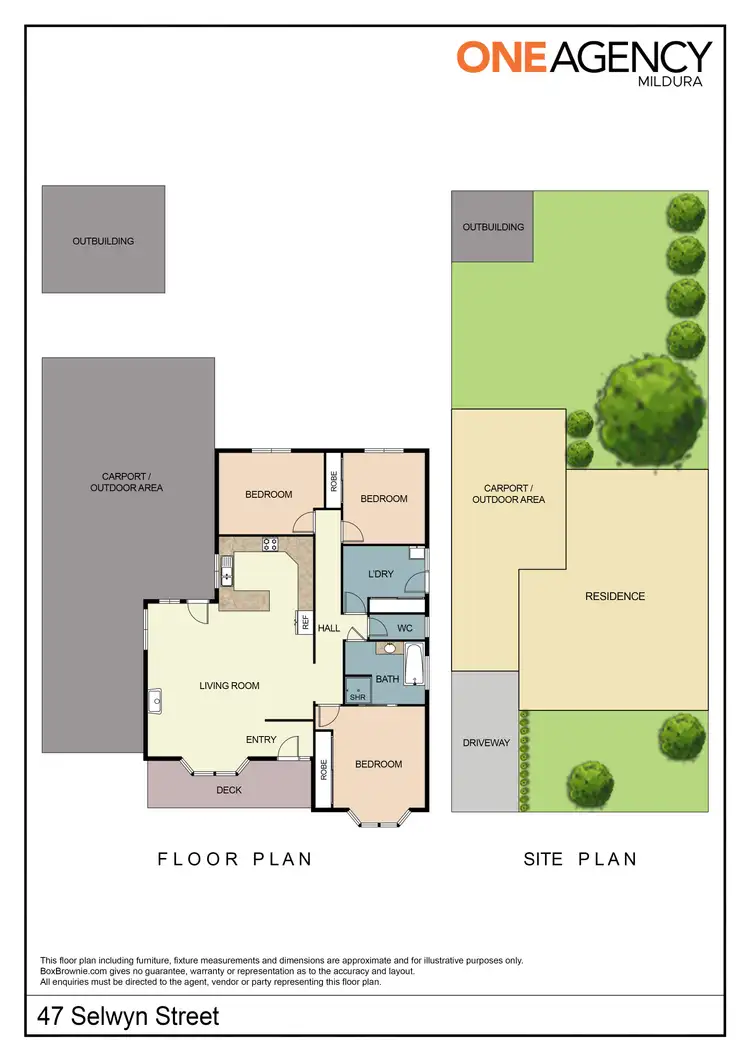Floorplan of Homely house listing, 47 Selwyn Street, Euston NSW 2737