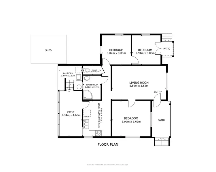 Floorplan of Homely house listing, 152 Mayers Street, Manunda QLD 4870
