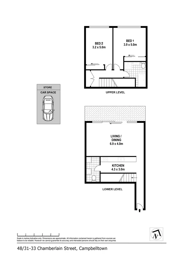 Floorplan of Homely unit listing, 48/31-35 Chamberlain Street, Campbelltown NSW 2560