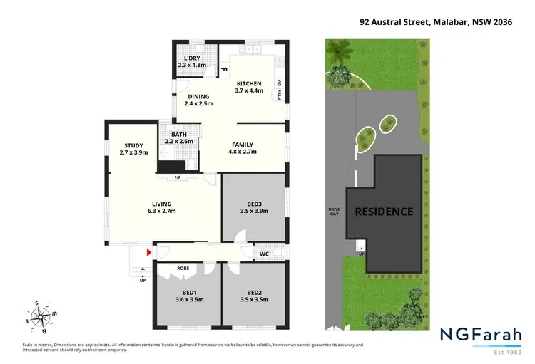 Floorplan of Homely house listing, 92 Austral Street, Malabar NSW 2036