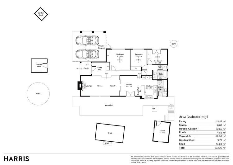Floorplan of Homely house listing, 3 Whitbread Grove, Skye SA 5072