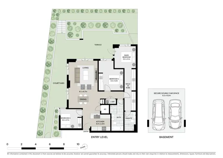 Floorplan of Homely apartment listing, 6104/42 Pemberton Street, Botany NSW 2019