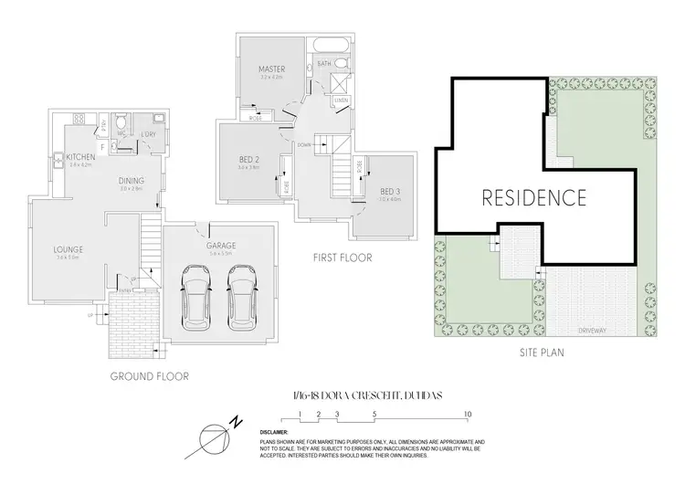 Floorplan of Homely townhouse listing, 1/16 - 18 Dora Crescent, Dundas NSW 2117