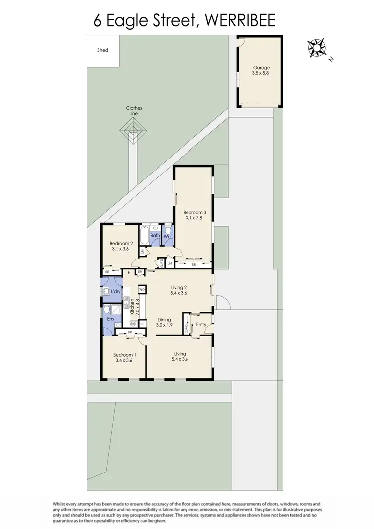 Floorplan of Homely house listing, 6 Eagle Street, Werribee VIC 3030