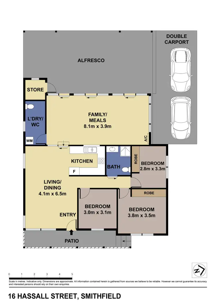 Floorplan of Homely house listing, 16 Hassall St, Smithfield NSW 2164