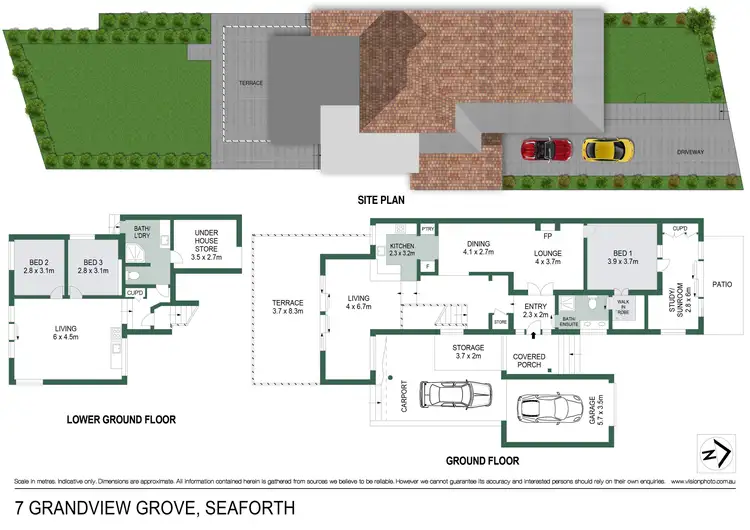 Floorplan of Homely house listing, 7 Grandview Grove, Seaforth NSW 2092