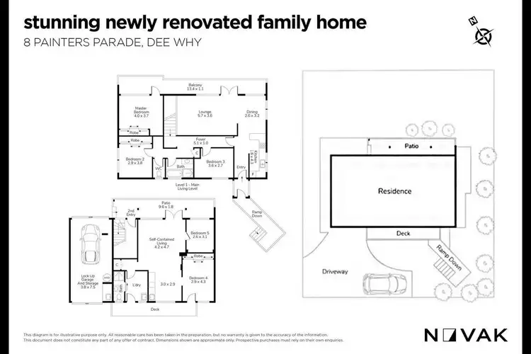 Floorplan of Homely house listing, 8a Painters Parade, Dee Why NSW 2099
