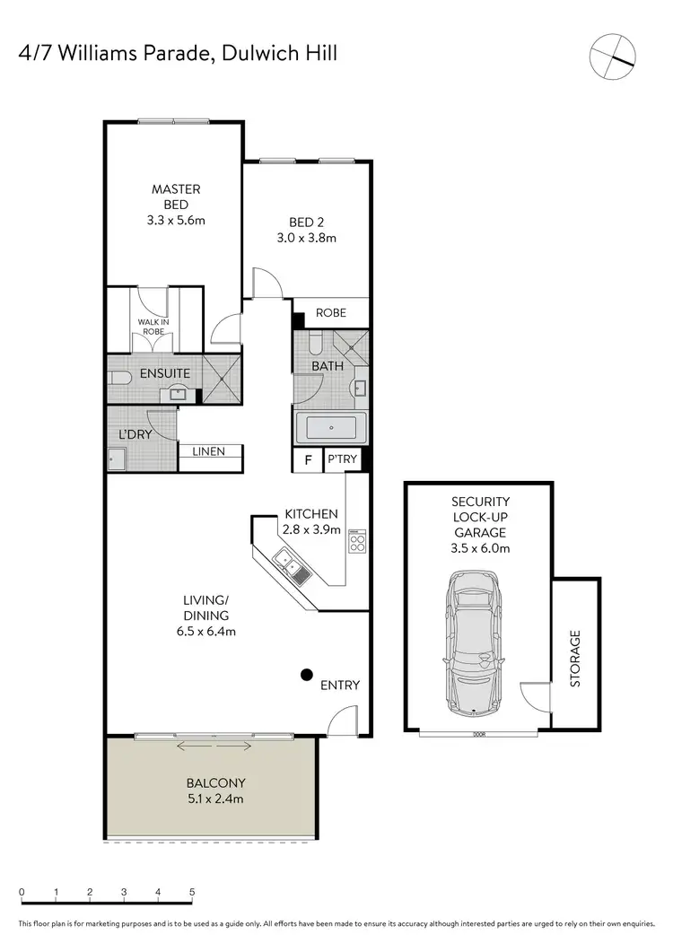 Floorplan of Homely apartment listing, 4/7 Williams Parade, Dulwich Hill NSW 2203
