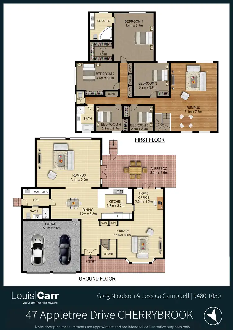 Floorplan of Homely house listing, 47 Appletree Drive, Cherrybrook NSW 2126