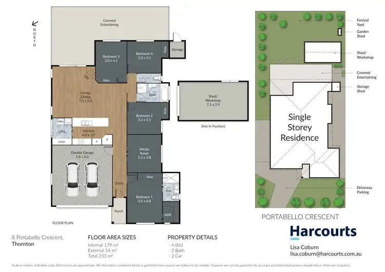 Floorplan of Homely house listing, 8 Portabello Crescent, Thornton NSW 2322