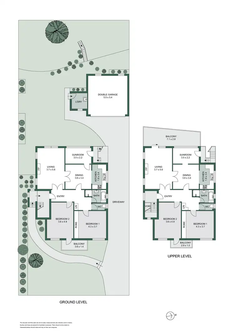Floorplan of Homely house listing, 1 & 2/3 Kareema Street, Balgowlah NSW 2093