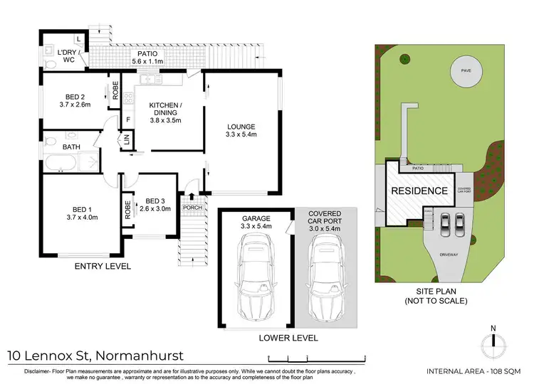 Floorplan of Homely house listing, 10 Lennox Street, Normanhurst NSW 2076