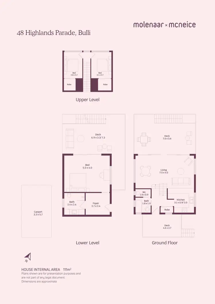 Floorplan of Homely house listing, 48 Highlands Parade, Bulli NSW 2516
