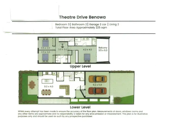 Floorplan of Homely villa listing, 22 Theatre Drive, Benowa QLD 4217