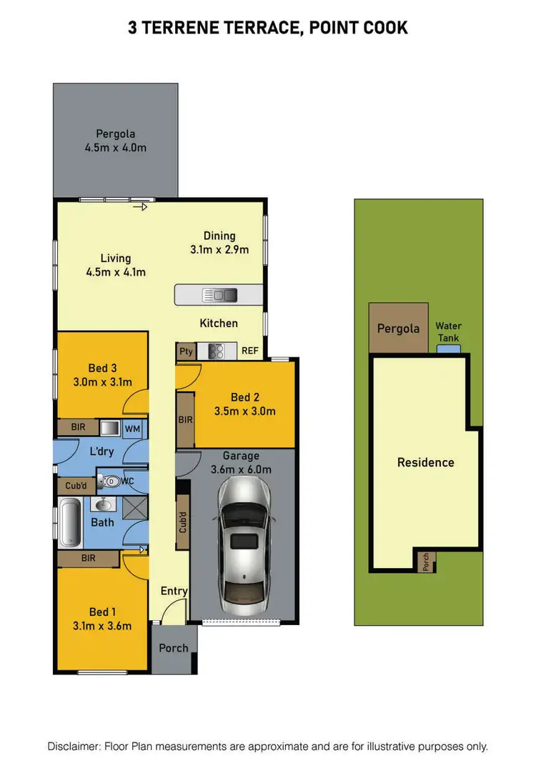 Floorplan of Homely house listing, 3 Terrene Terrace, Point Cook VIC 3030