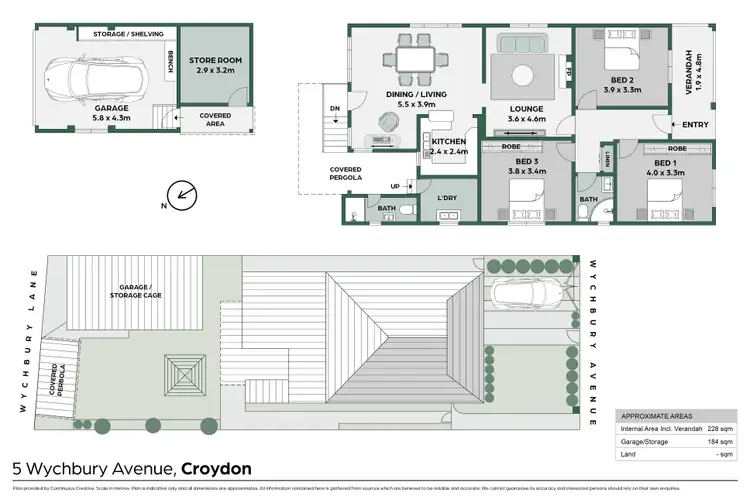 Floorplan of Homely house listing, 5 Wychbury Avenue, Croydon NSW 2132
